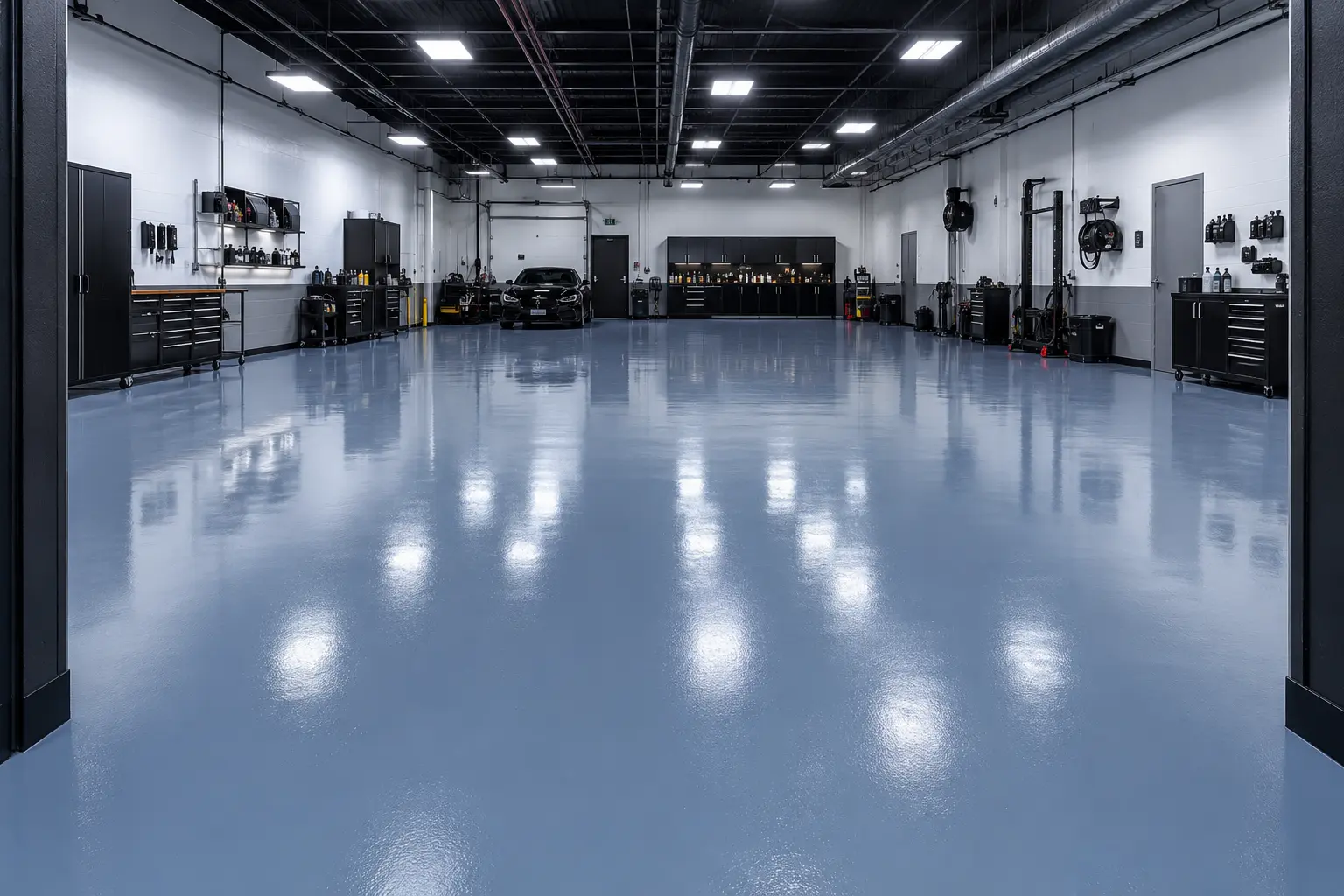 Commercial epoxy floor Madison Alabama